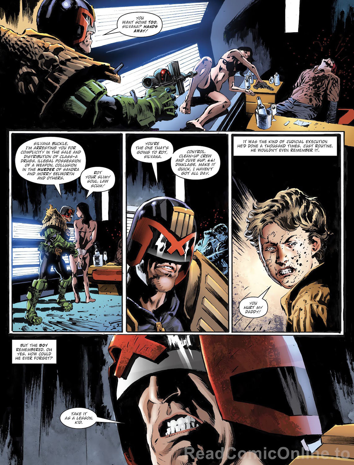 2000AD #2467 p.02 - Chilling Flashback!