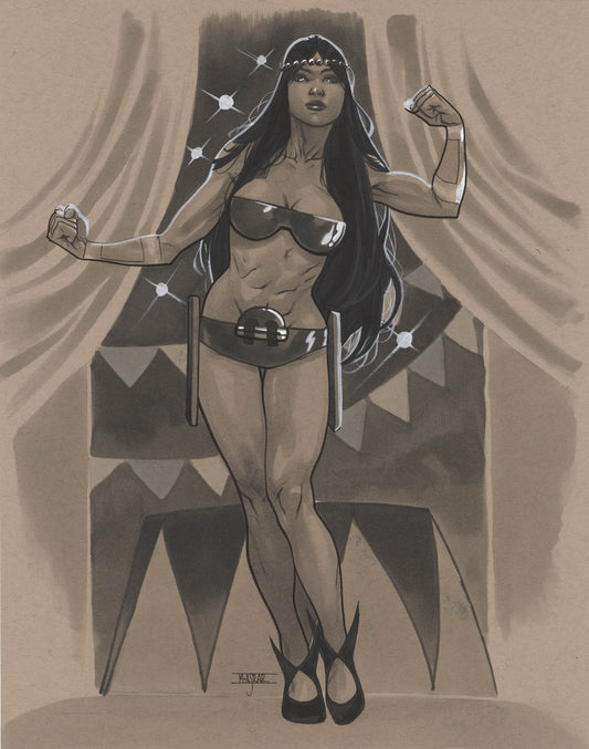 Asrar, Mahmud - Big Barda Illustration