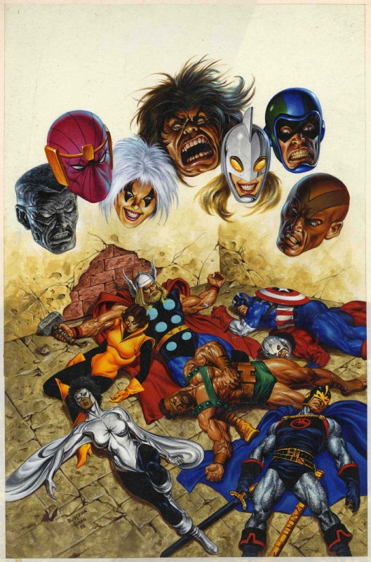 Buscema, John - Avengers Under Siege TPB Cover!