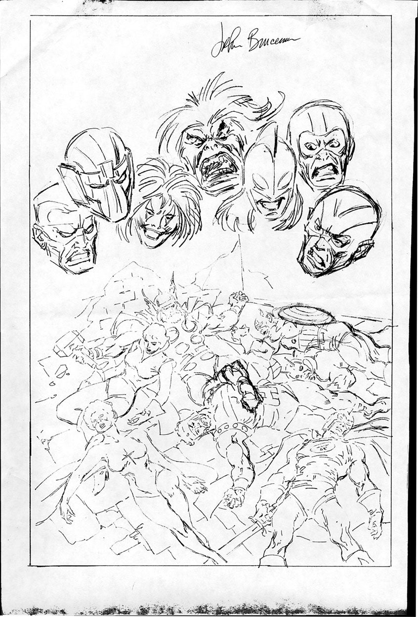 Buscema, John - Avengers Under Siege TPB Cover!