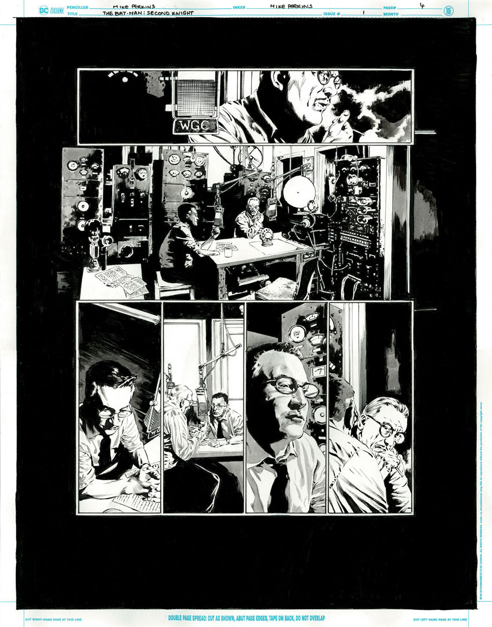 The Bat-Man: Second Knight #1 p.04 - Gordon is Interviewed