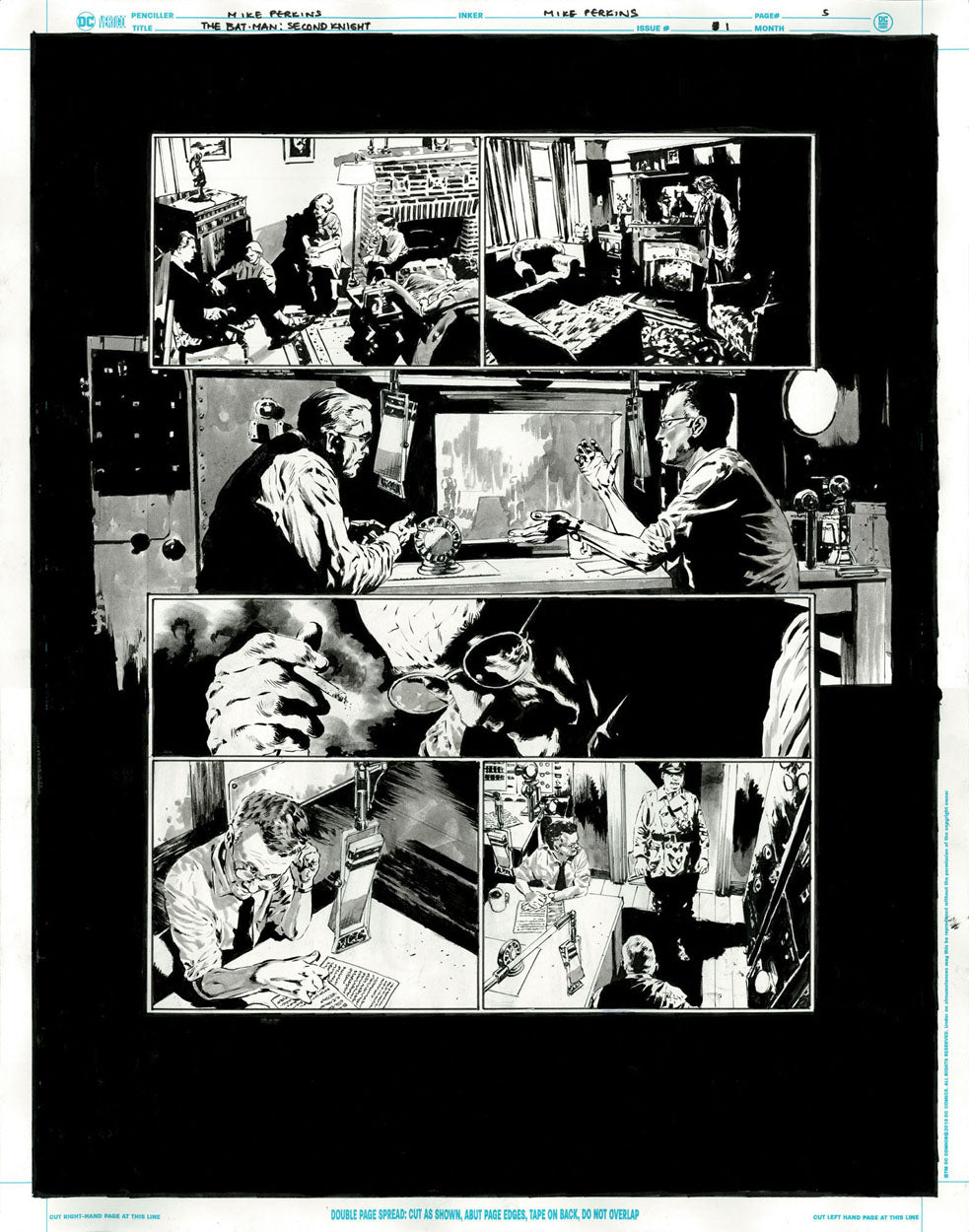 The Bat-Man: Second Knight #1 p.05 - Gordon is Interviewed