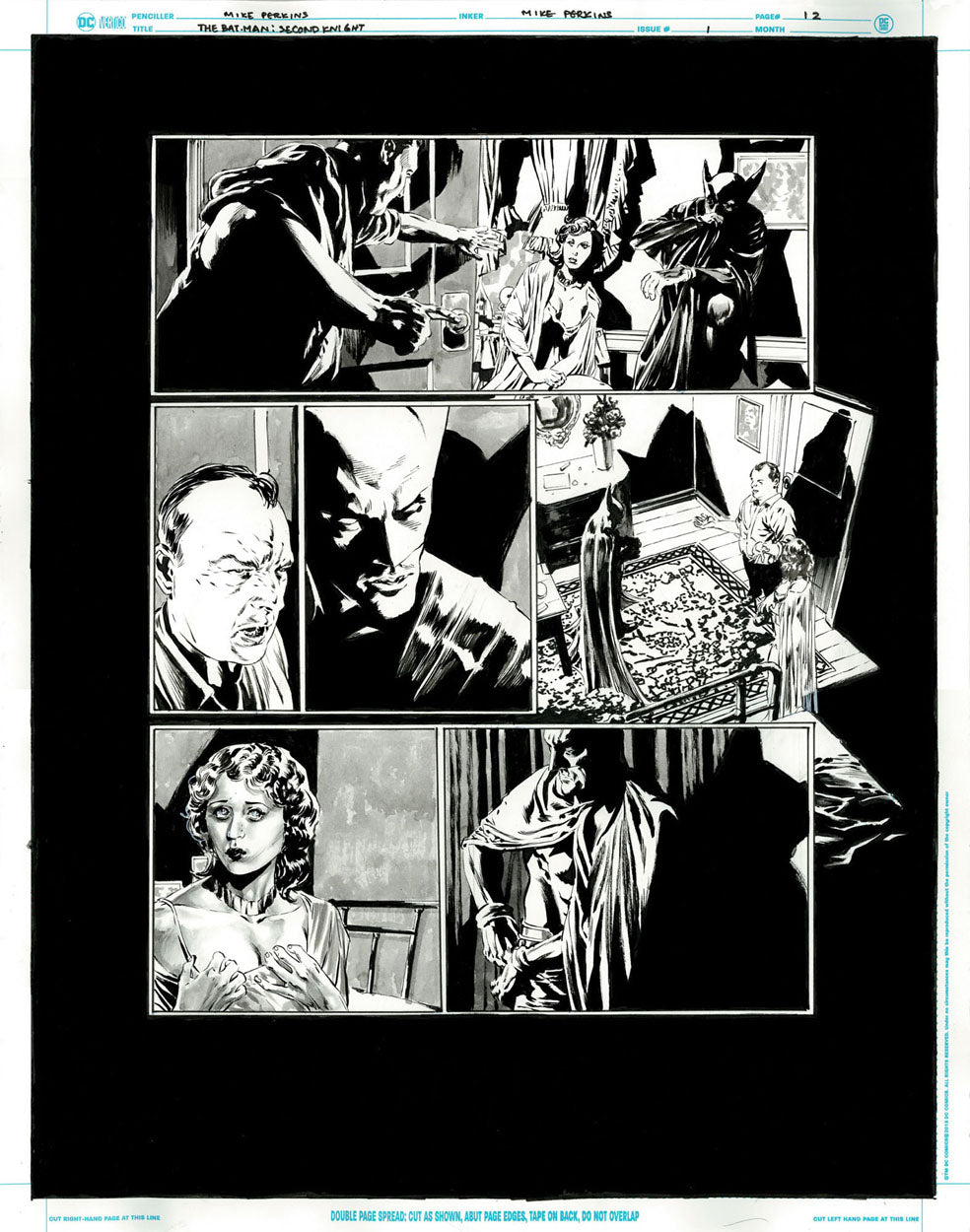 The Bat-Man: Second Knight #1 p.12 - Batman & Maxie Chat!