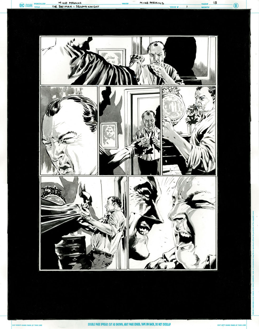 The Bat-Man: Second Knight #1 p.13 - Batman & Maxie Chat!