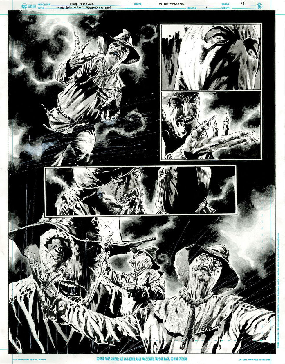 The Bat-Man: Second Knight #1 p.18 - 1st Full Scarecrow App!
