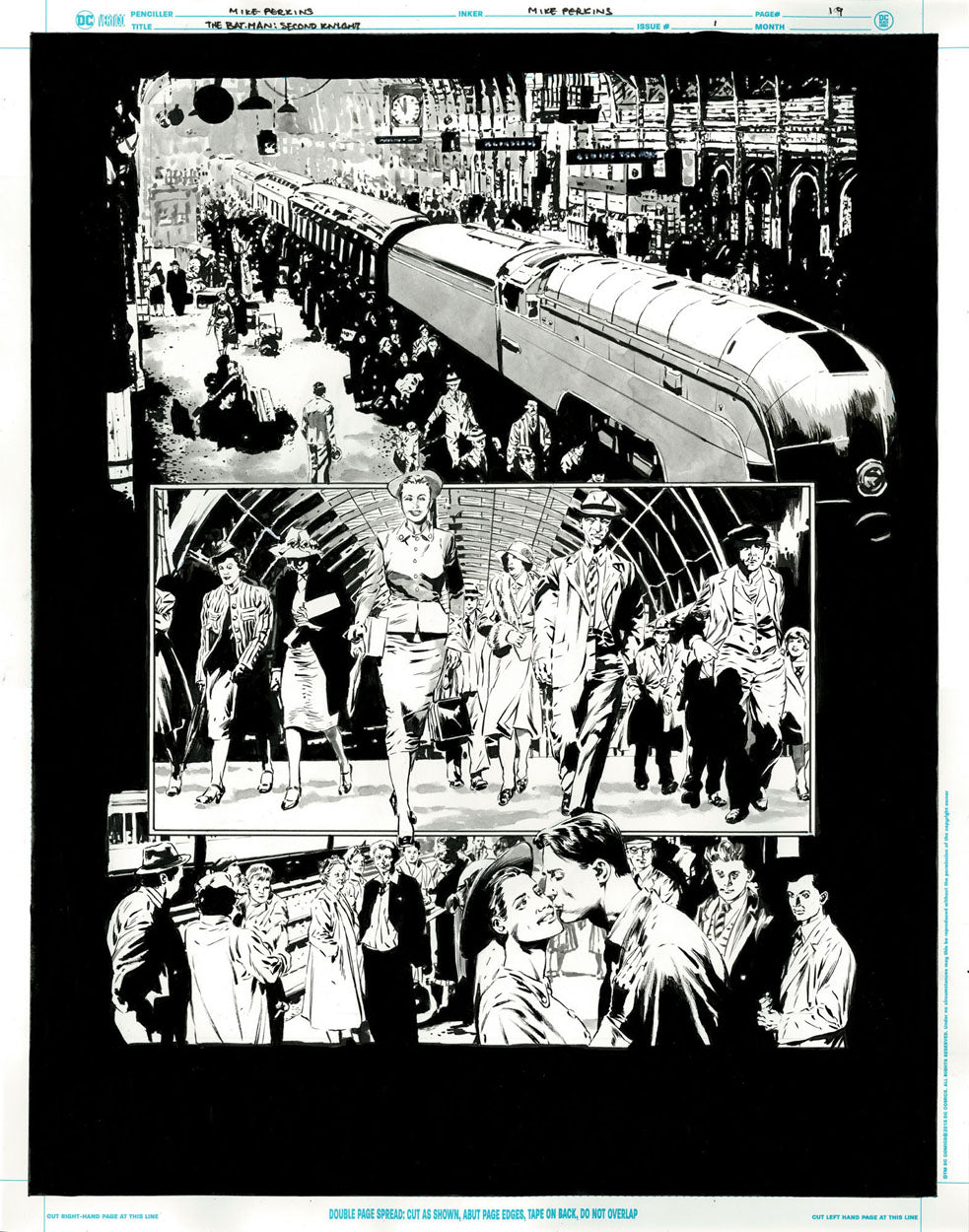 The Bat-Man: Second Knight #1 p.19 - Julie Returns in Train of Dreams!