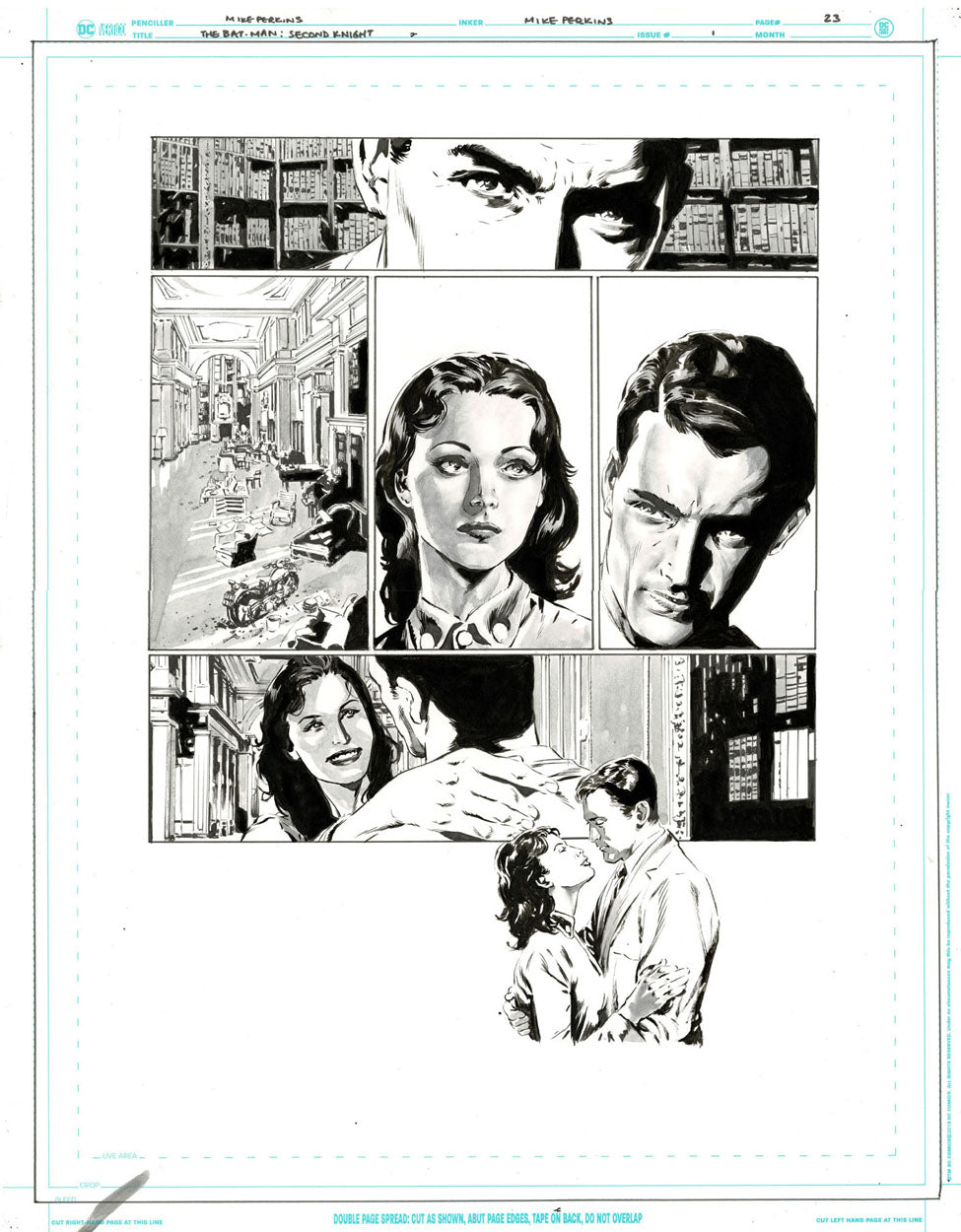 The Bat-Man: Second Knight #1 p.23 - Bruce & Julie!