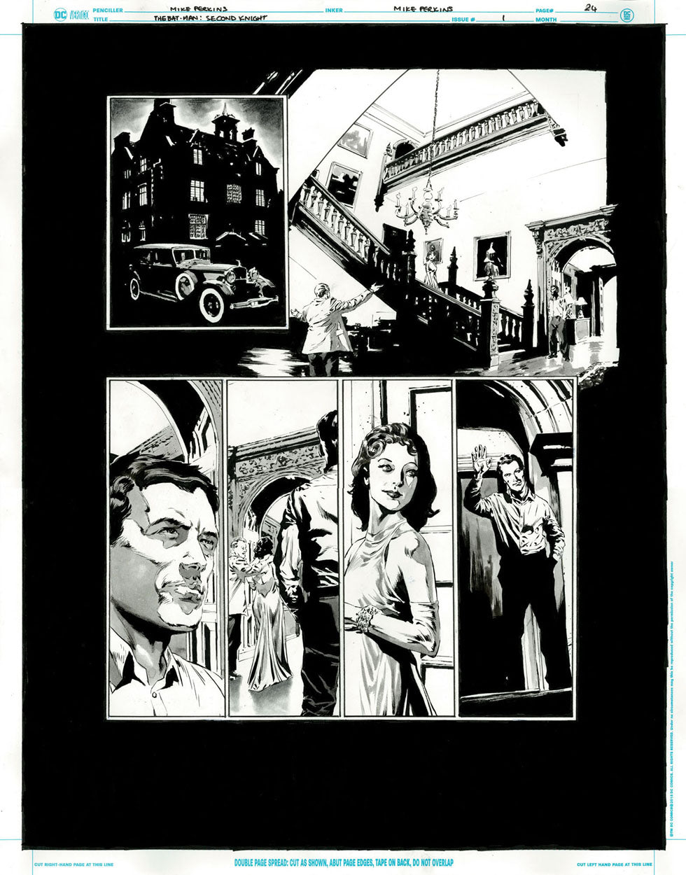 The Bat-Man: Second Knight #1 p.24 - Outstanding Architecture!