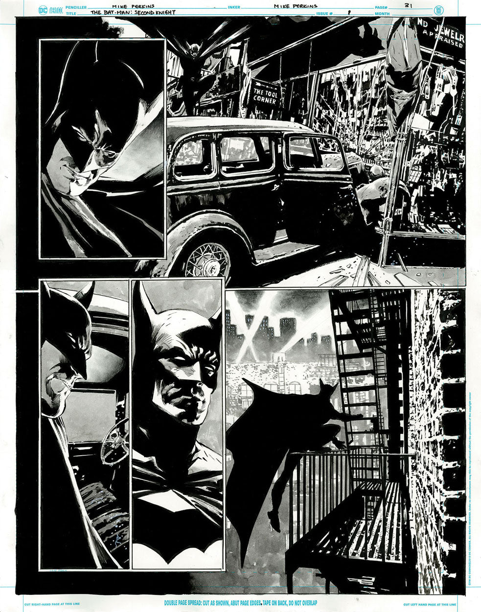 The Bat-Man: Second Knight #1 p.31 - Batman Searches for Gordon!