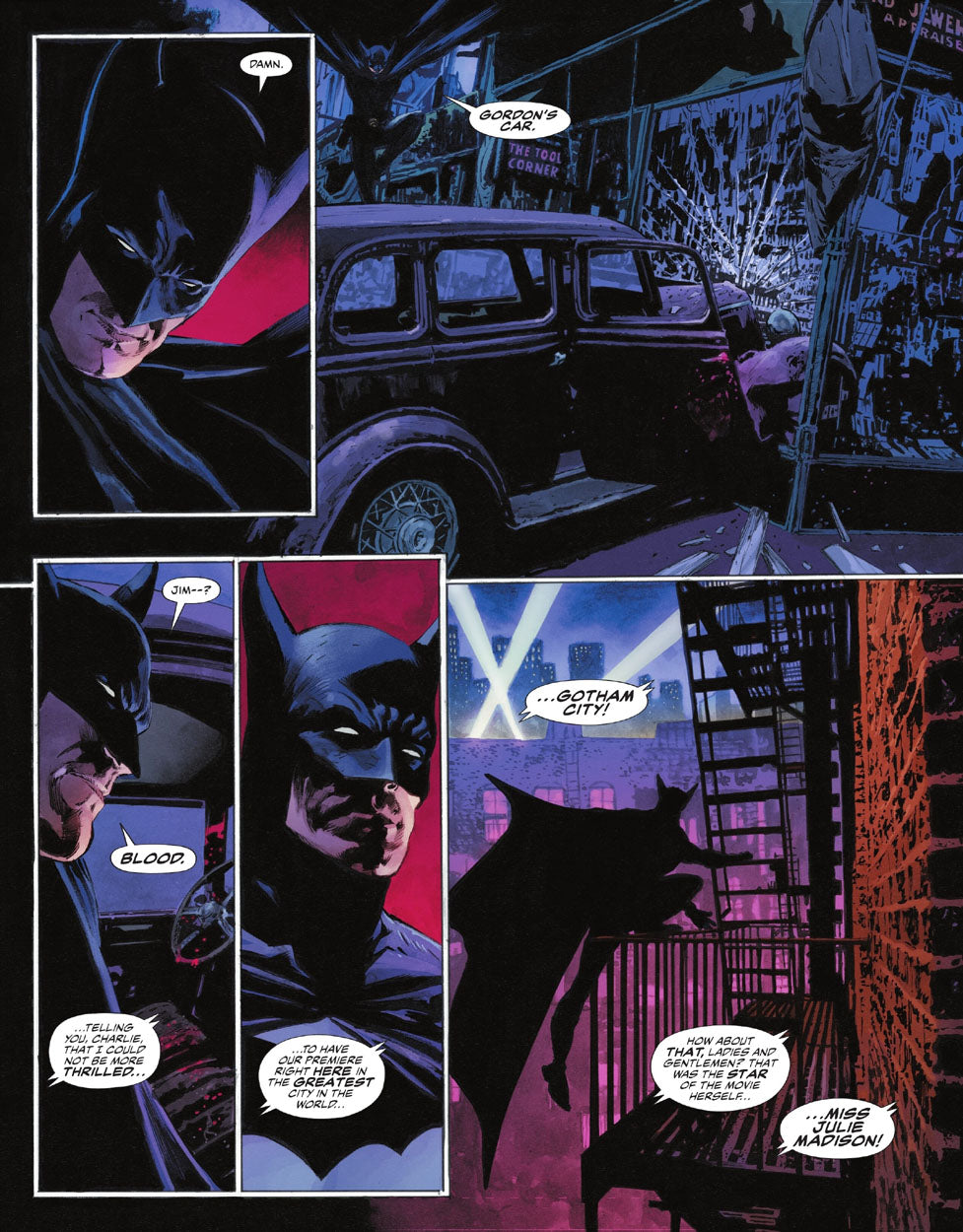 The Bat-Man: Second Knight #1 p.31 - Batman Searches for Gordon!