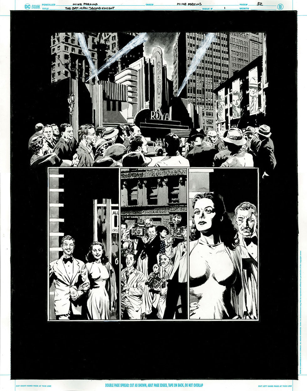 The Bat-Man: Second Knight #1 p.32 - Julie Arrives for her Film Premiere!