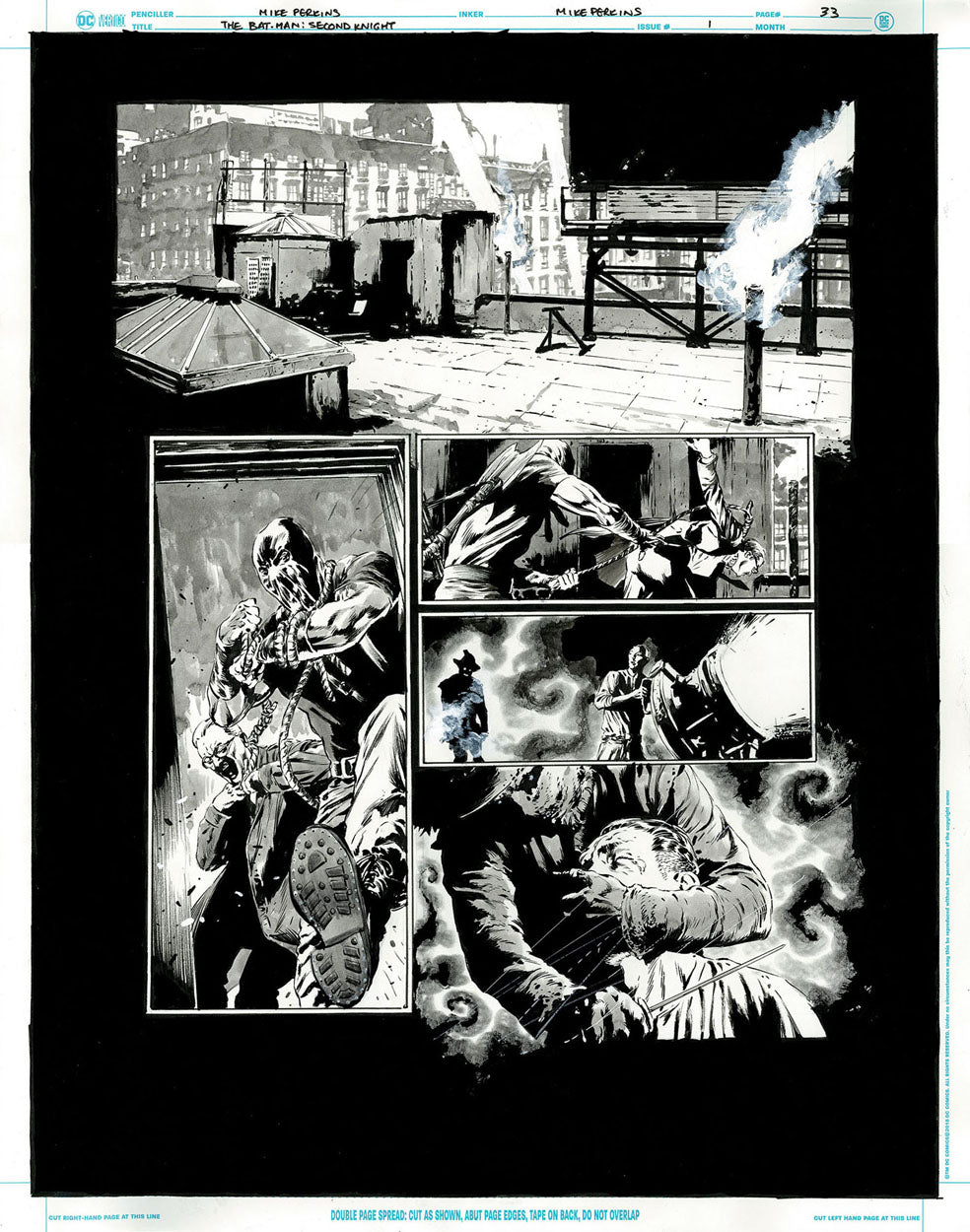 The Bat-Man: Second Knight #1 p.33 - Hangman Gets Gordon in a Noose!