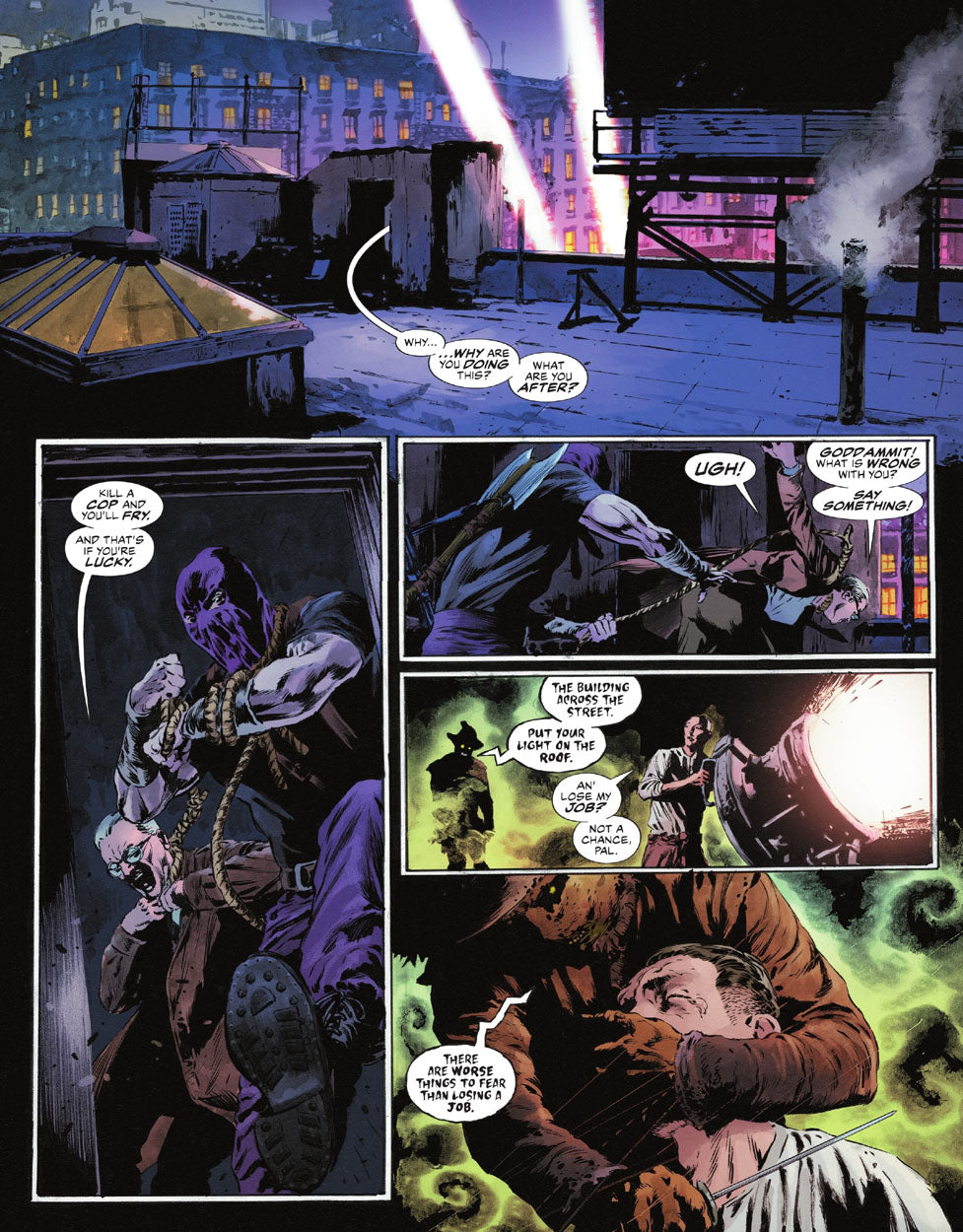 The Bat-Man: Second Knight #1 p.33 - Hangman Gets Gordon in a Noose!