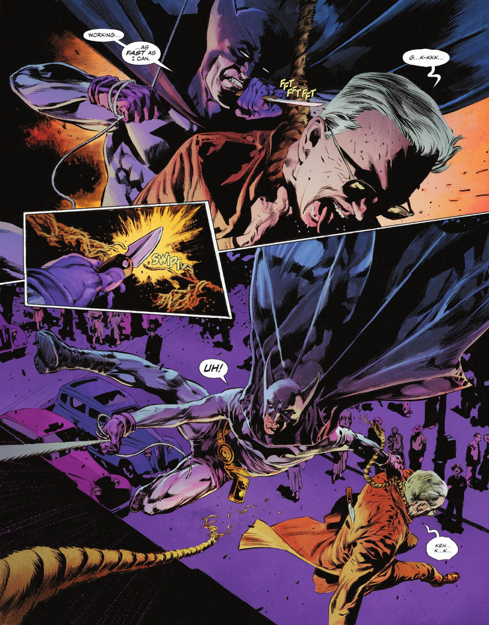 The Bat-Man: Second Knight #1 p.37 - Bat-Man Saves Commissioner Gordon!