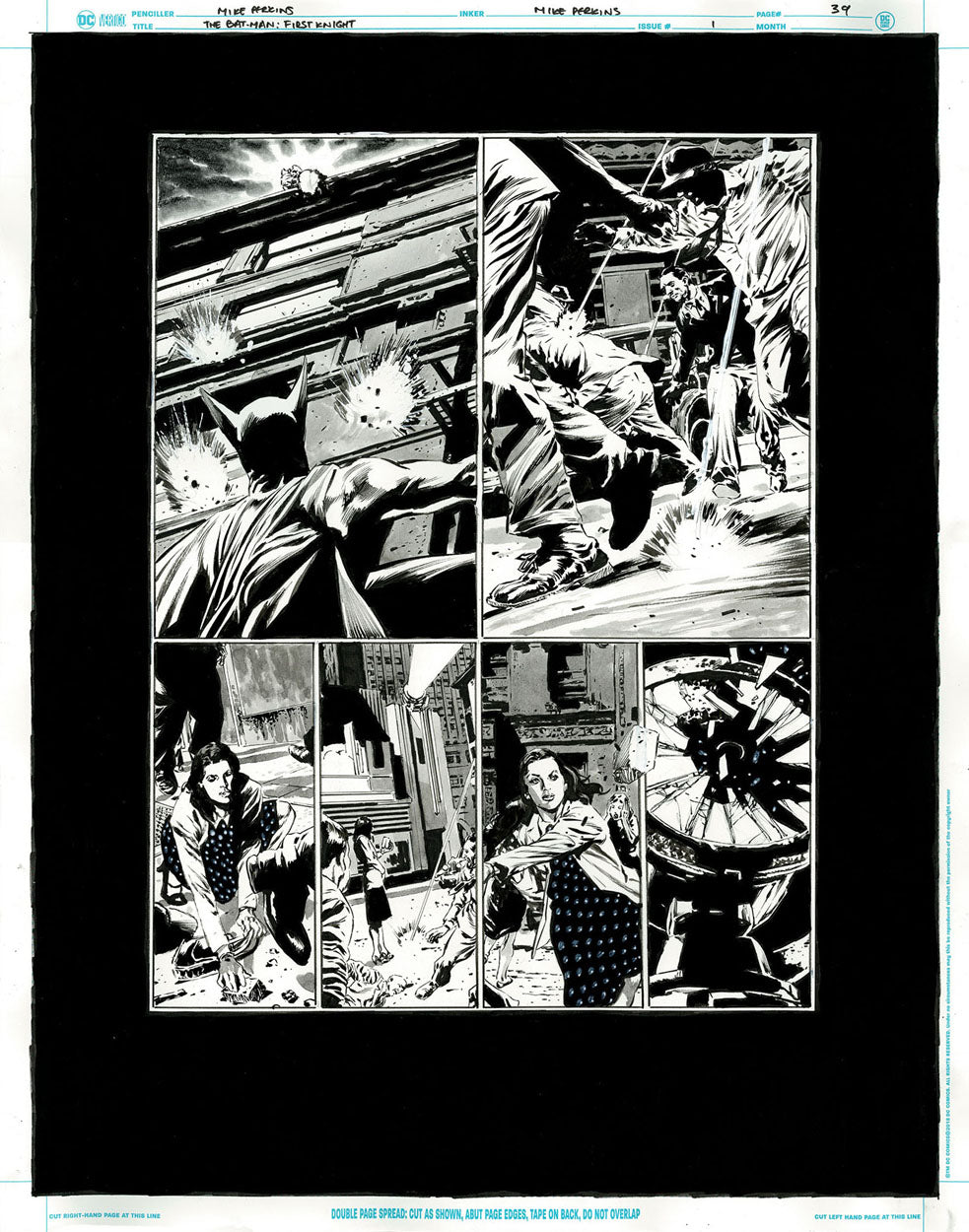 The Bat-Man: Second Knight #1 p.39 - Gunfire Erupts, Lois the Alpha Male!