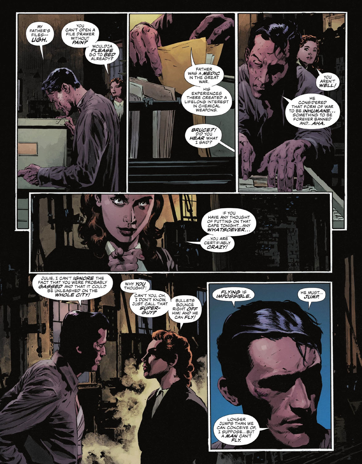 The Bat-Man: Second Knight #2 p.31 - Bruce's Crime Fighting Issue!