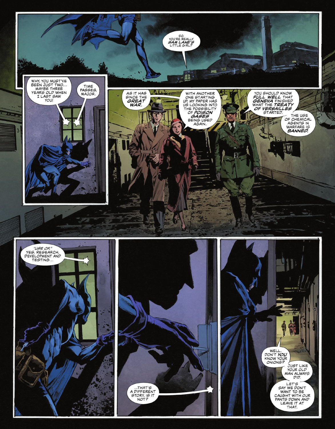 The Bat-Man: Second Knight #2 p.34 - Bat-Man in Stealth Mode!