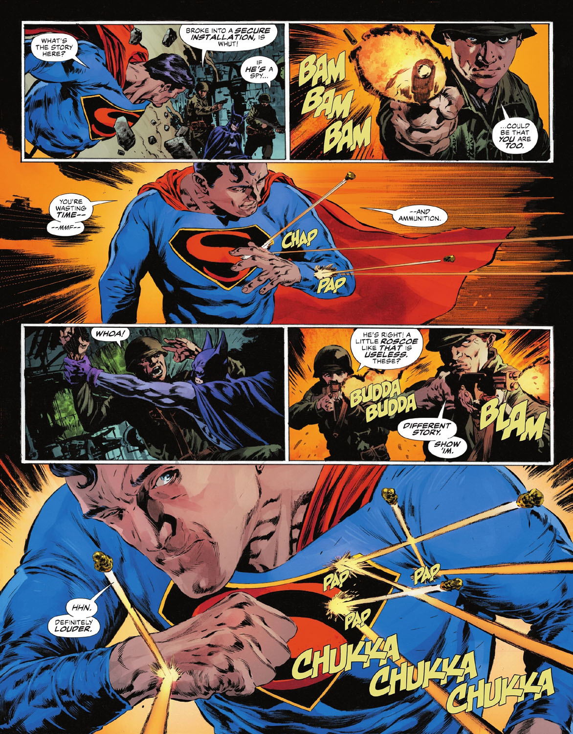 The Bat-Man: Second Knight #2 p.44 - Incredible Superman Action!