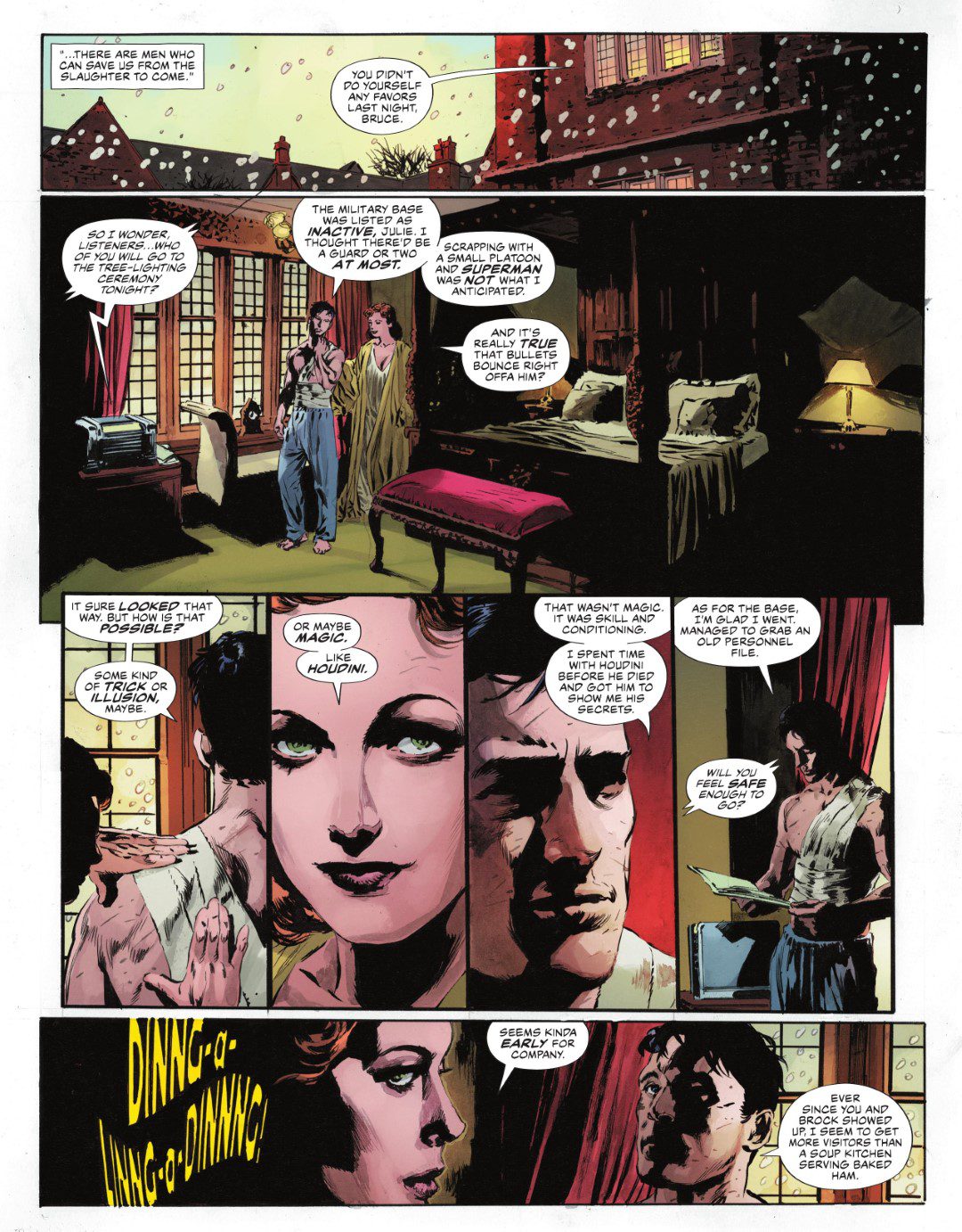 The Bat-Man: Second Knight #3 p.11 - Beauty and the Bruce!