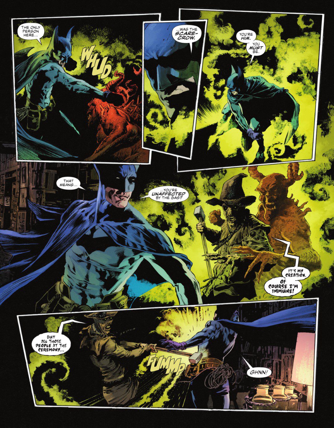 The Bat-Man: Second Knight #3 p.31 - Bat-Man vs Scarecrow!