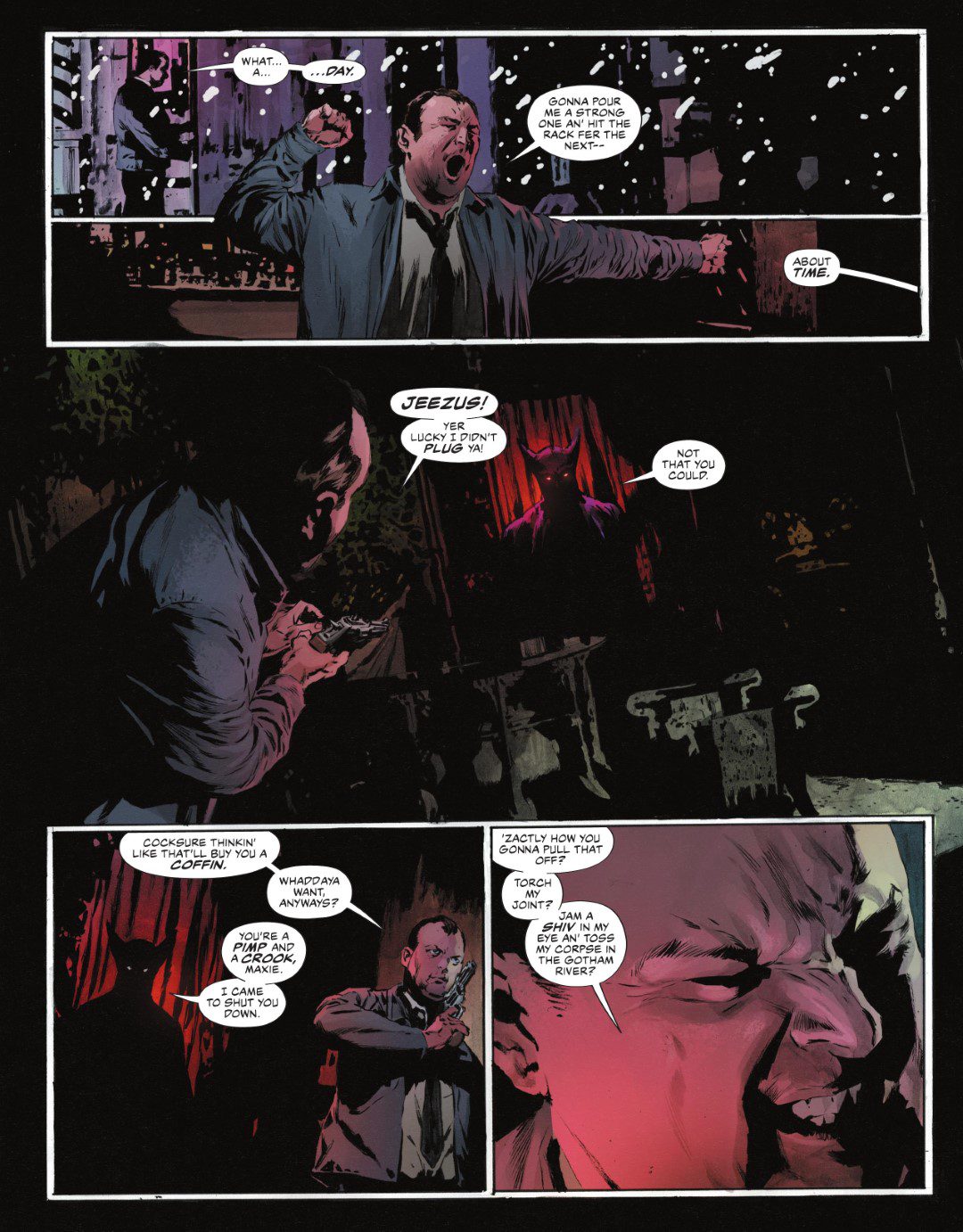 The Bat-Man: Second Knight #3 p.42 - A Scary Spook Pays Maxie a Visit!