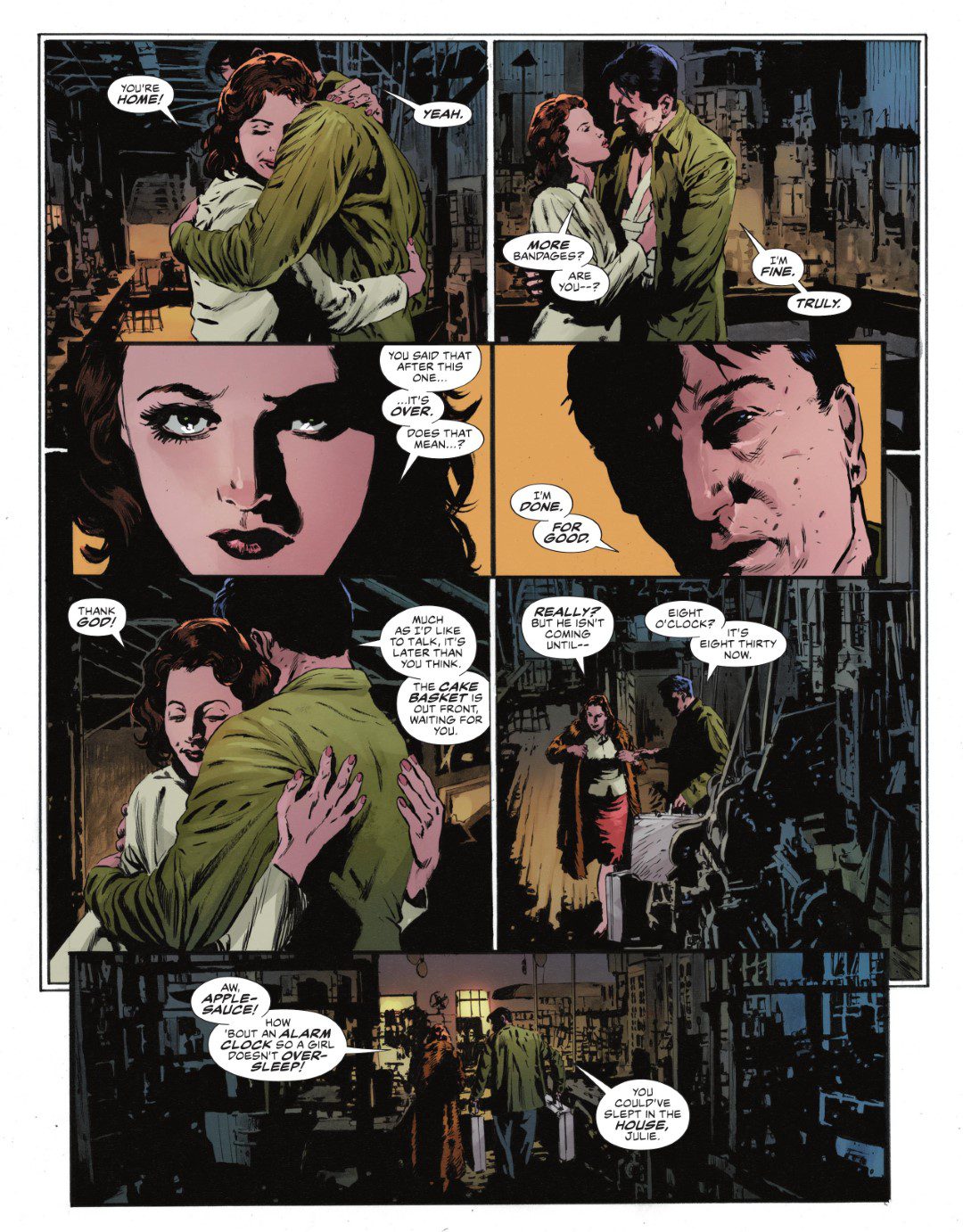 The Bat-Man: Second Knight #3 p.45 - Bruce is Done Being Bat-Man!