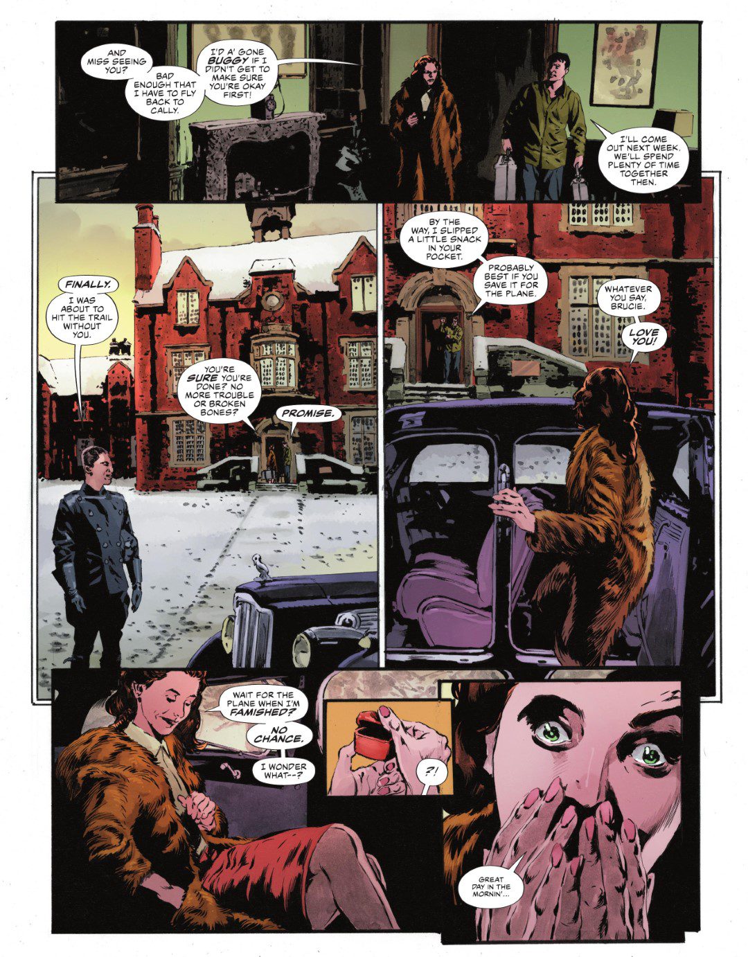 The Bat-Man: Second Knight #3 p.46 - Coat Pocket Snack!