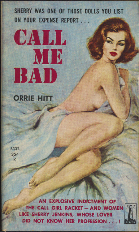 Fracé, Charles - Call Me Bad - Vintage Good Girl Art Cover!