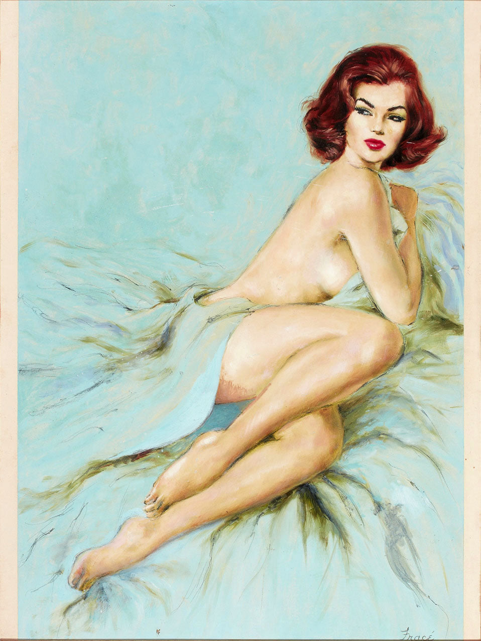 Fracé, Charles - Call Me Bad - Vintage Good Girl Art Cover!
