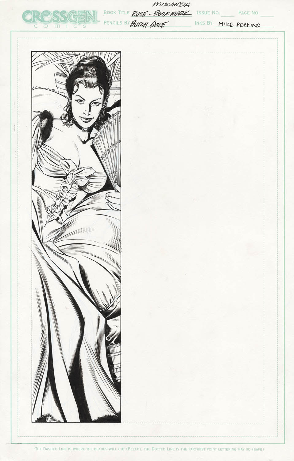 Guice, Butch - Ruse Miranda Cross Bookmark Art!