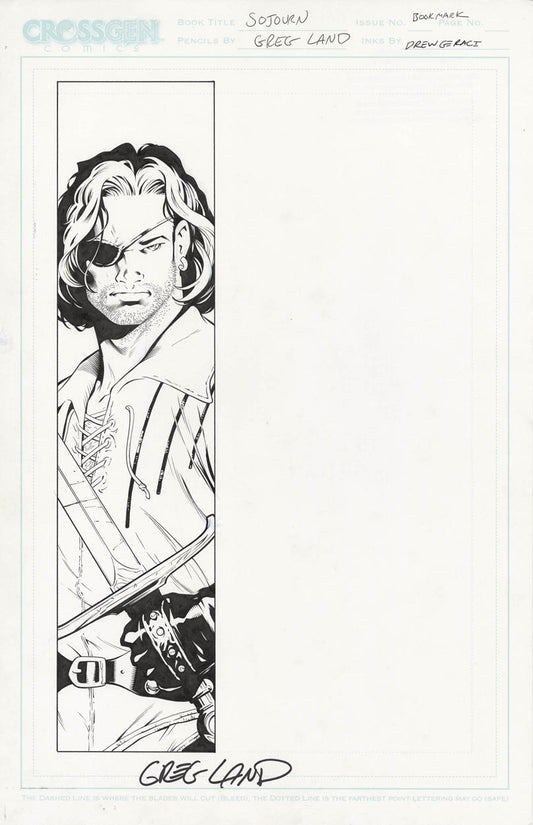 Land, Greg - CrossGen Bookmark Art for Sojourn