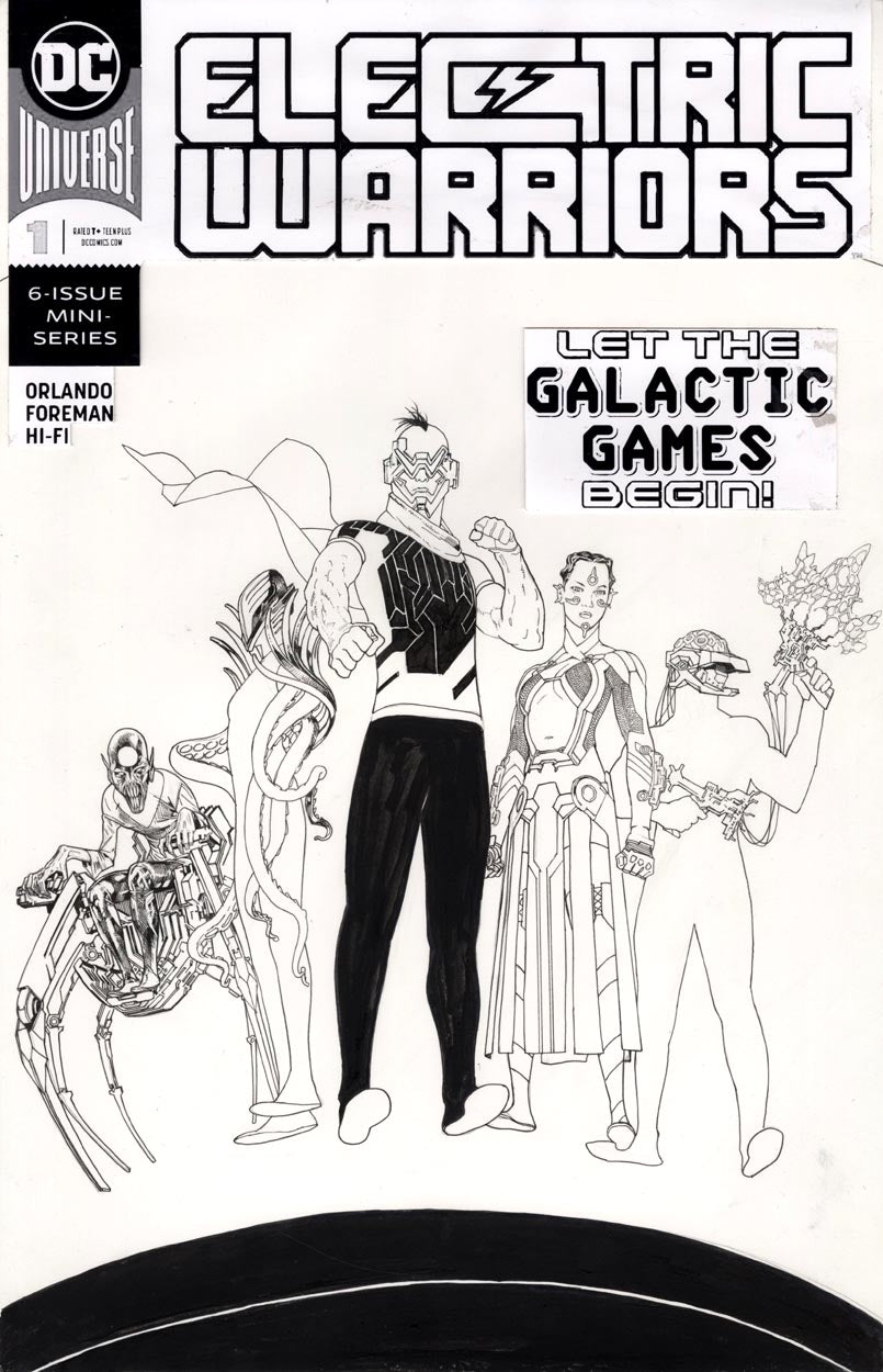 Foreman, Travel - Electric Warriors #1 Cover