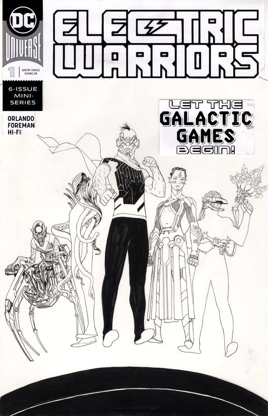 Foreman, Travel - Electric Warriors #1 Cover