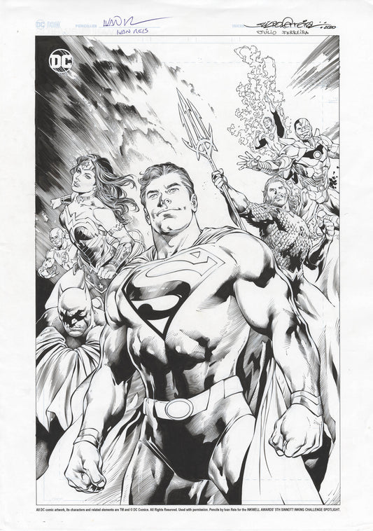 Reis, Ivan - Man Of Steel #1 Blueline Pencils