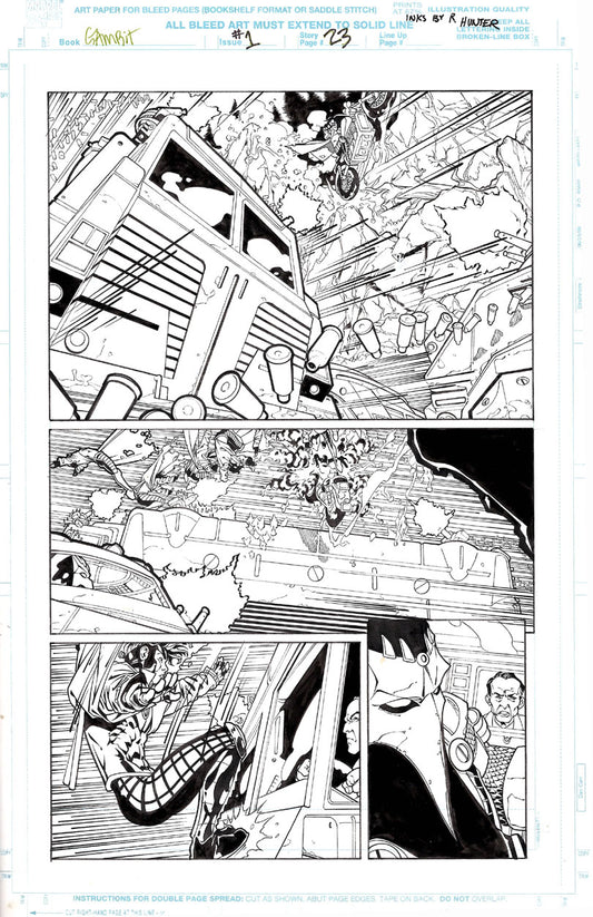 Skroce, Steve - Gambit #1 p.23 - Rare 1st Issue Page!