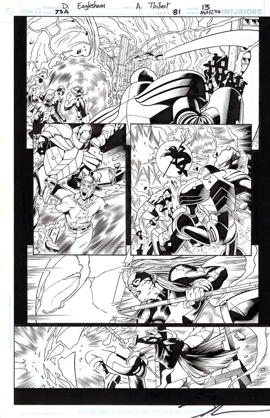 Eaglesham, Dale - JSA #81 p.13 - Stargirl & Flash!