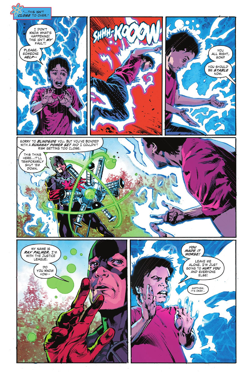 Justice League: The Atom Project #1 p.08 - The Atom Tries to help Matthew