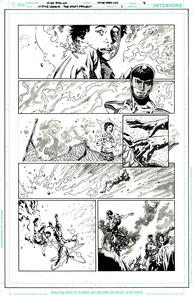Justice League: The Atom Project #1 p.09 - Matthew is temporarily depowered!