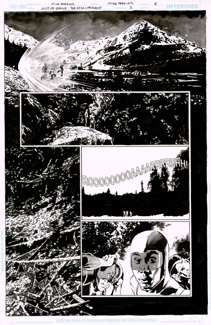 Justice League: The Atom Project #2 p.06 - The Atoms in Northern Québec!