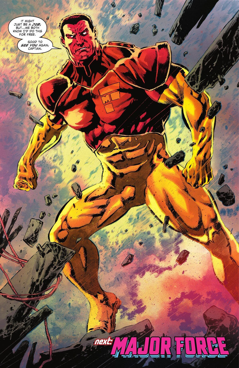 Justice League: The Atom Project #3 p.20 - Major Force Splash!