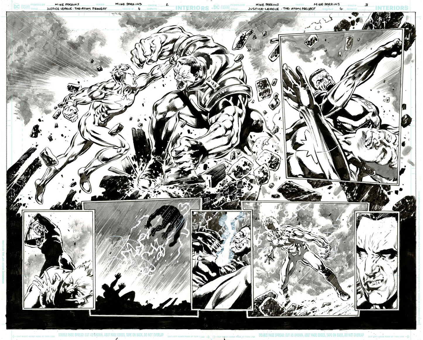 Justice League: The Atom Project #4 p.02 & 03 - Captain Atom vs Major Force!