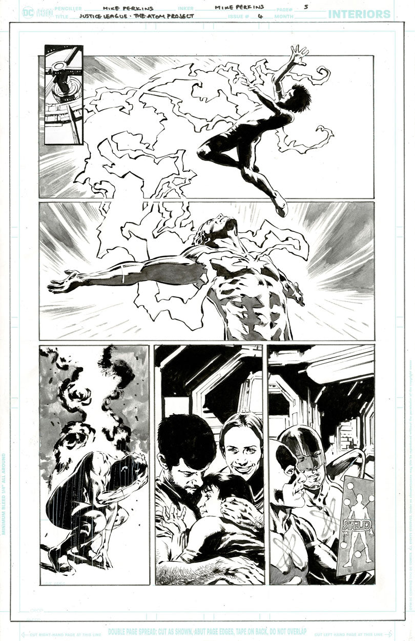 Justice League: The Atom Project #4 p.05 - The Atoms & Captain Atom!