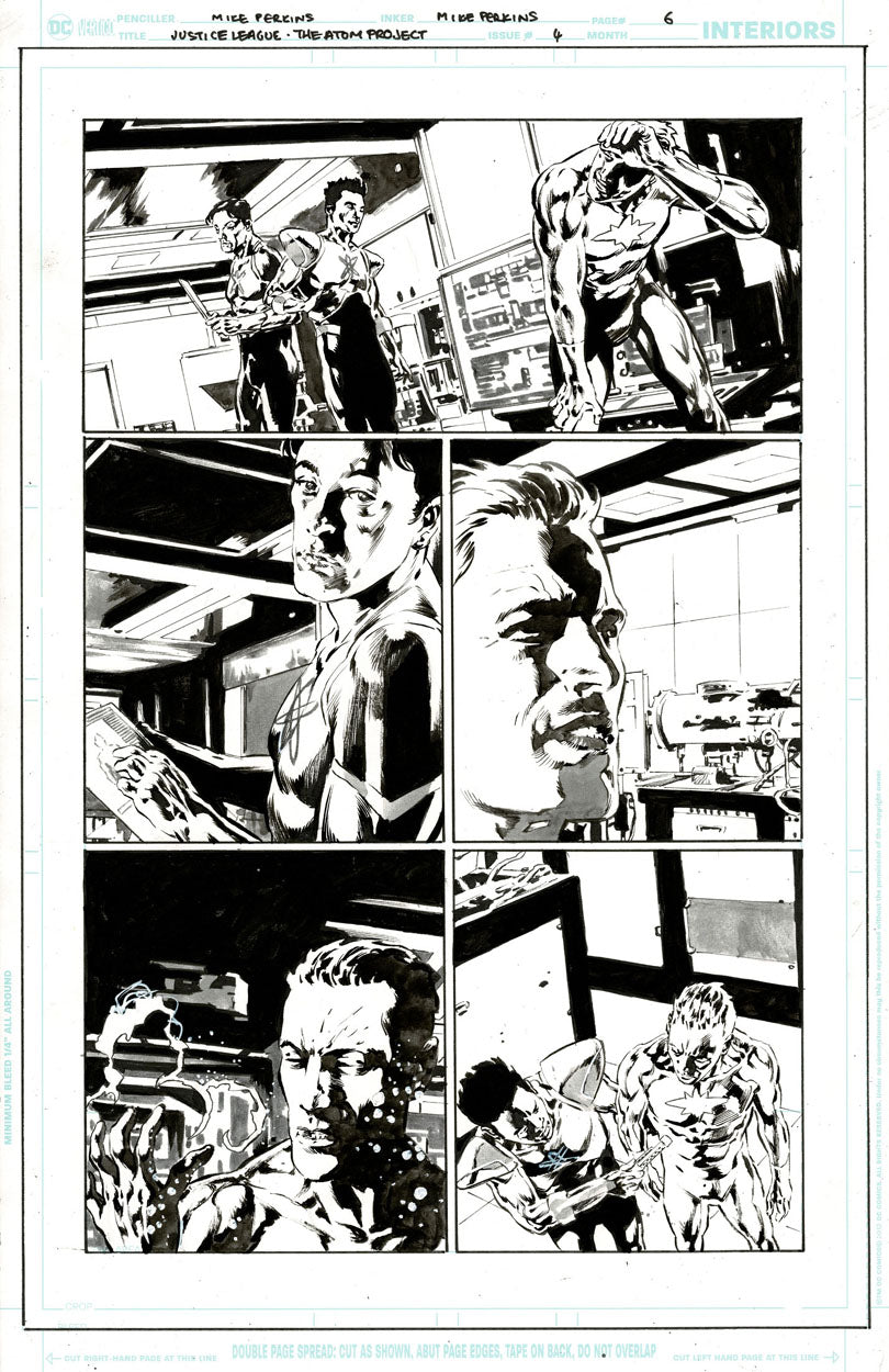 Justice League: The Atom Project #4 p.06 - The Atoms & Captain Atom!