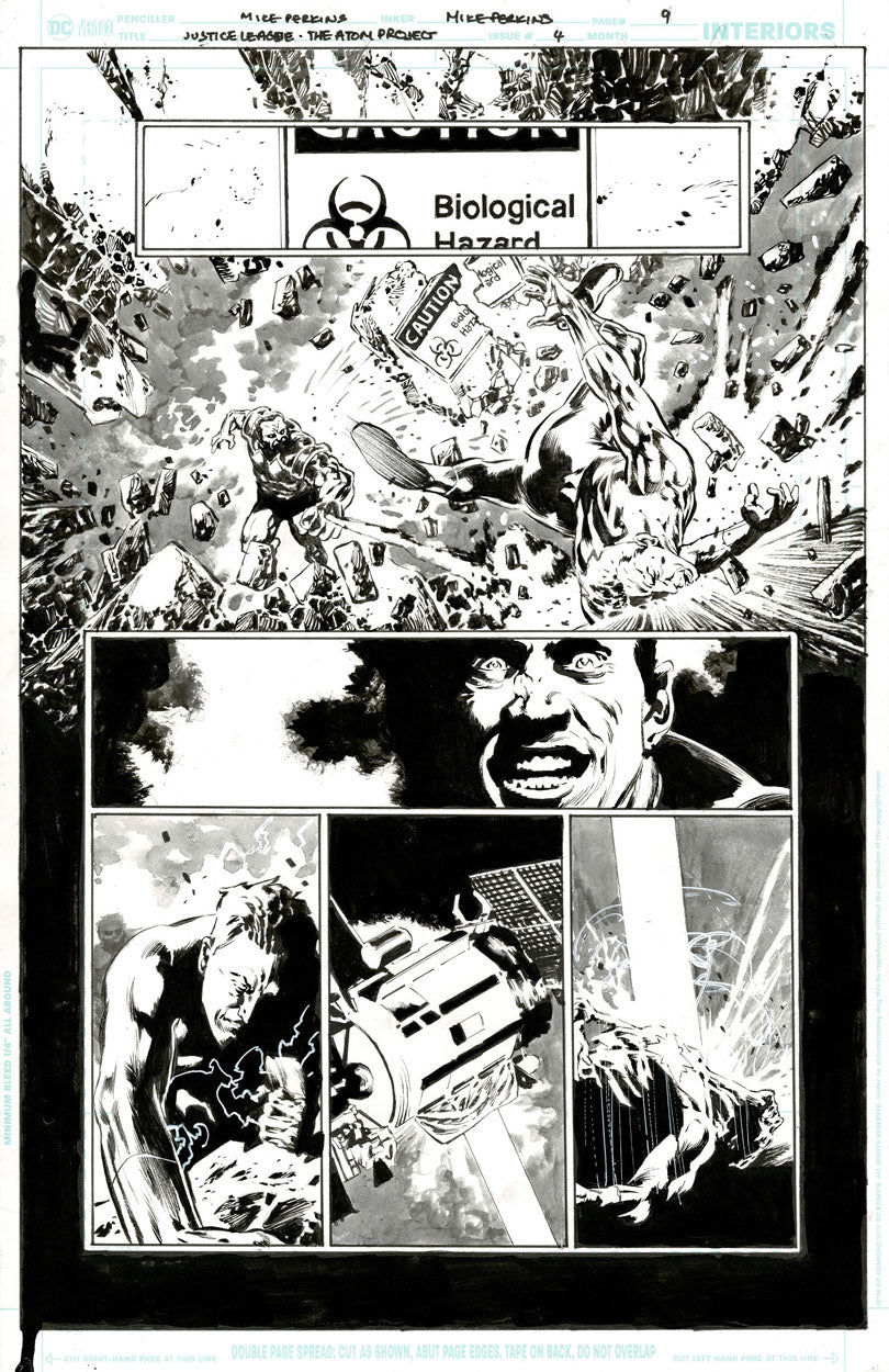 Justice League: The Atom Project #4 p.09 - Captain Atom vs Major Force!