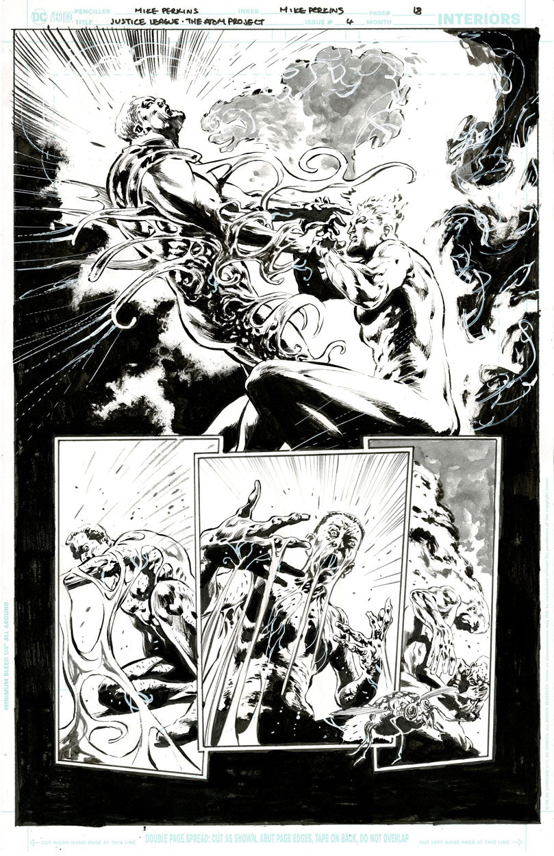 Justice League: The Atom Project #4 p.18 - Captain Atom Depowers Major Force!