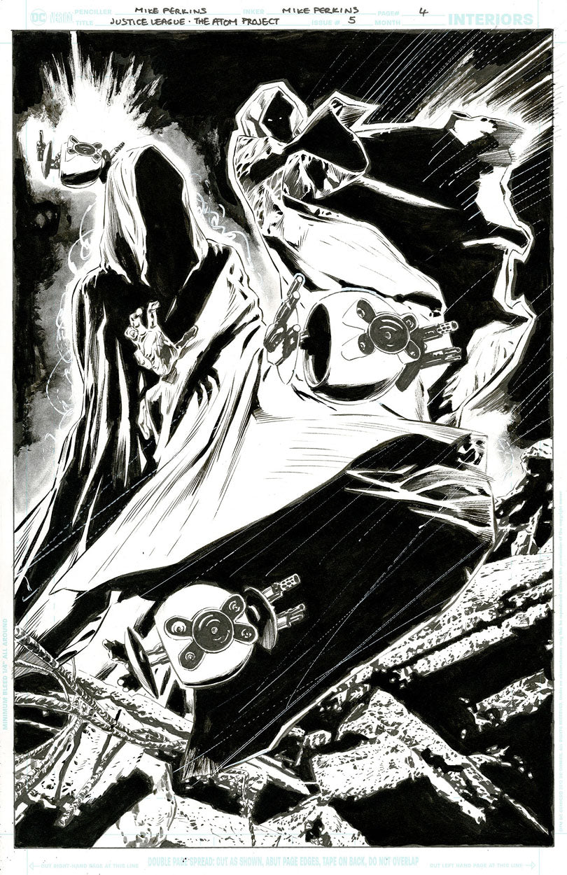 Justice League: The Atom Project #5 p.04 - Title & Credits Splash!