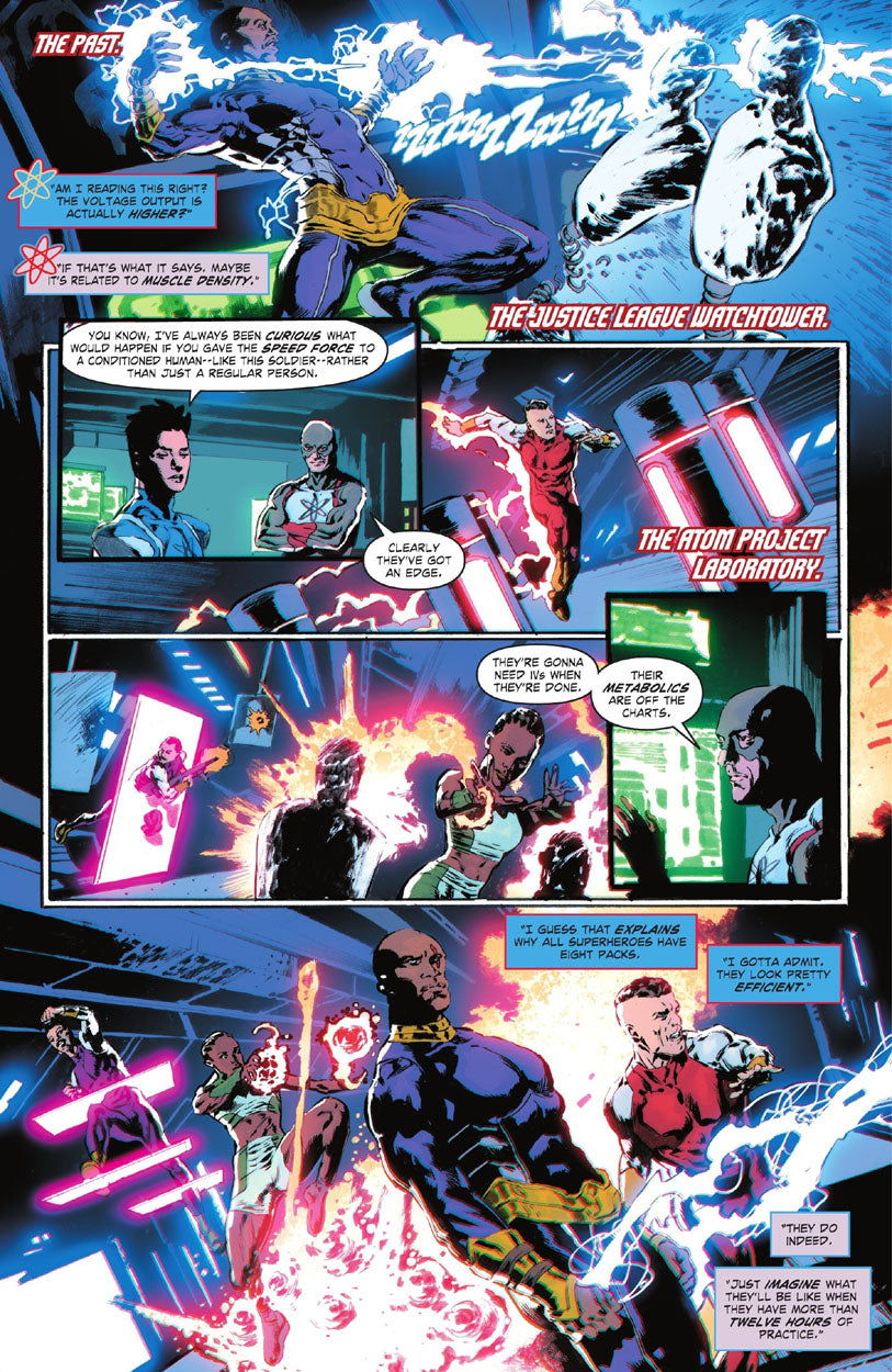 Justice League: The Atom Project #5 p.05 - Atom Project Experiments!