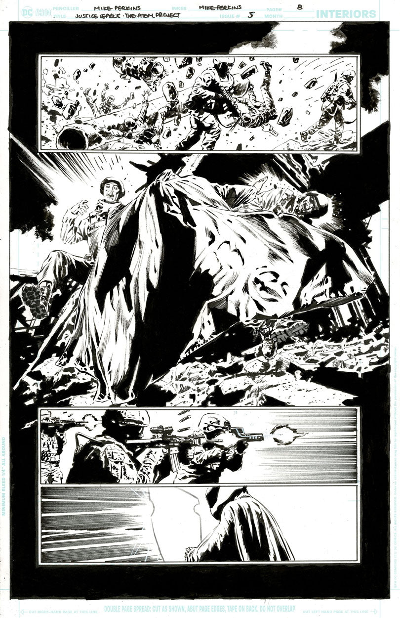 Justice League: The Atom Project #5 p.08 - Inferno vs The Military!