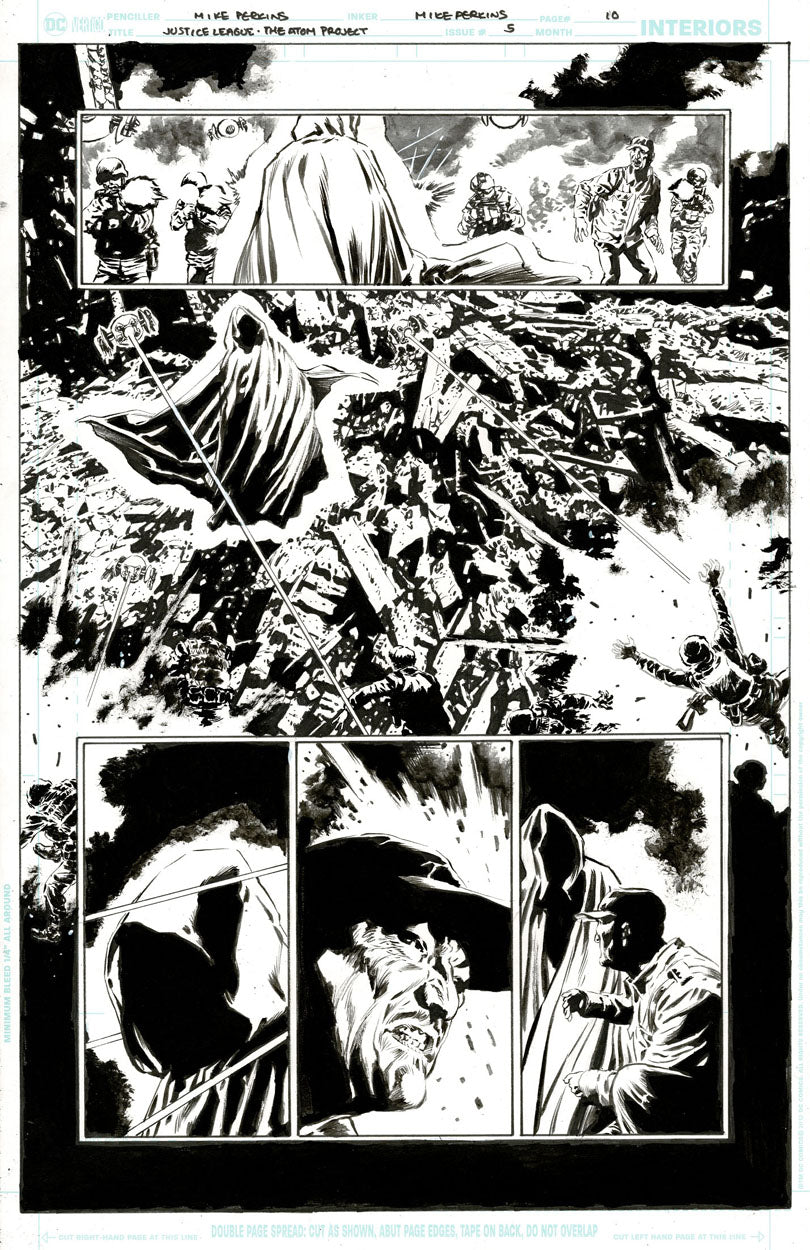 Justice League: The Atom Project #5 p.10 - Inferno vs The Military!