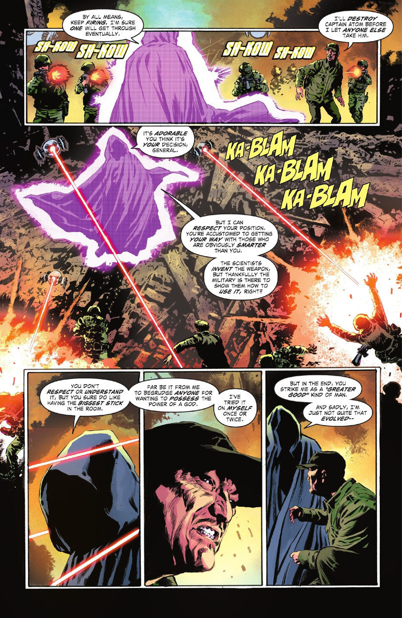 Justice League: The Atom Project #5 p.10 - Inferno vs The Military!